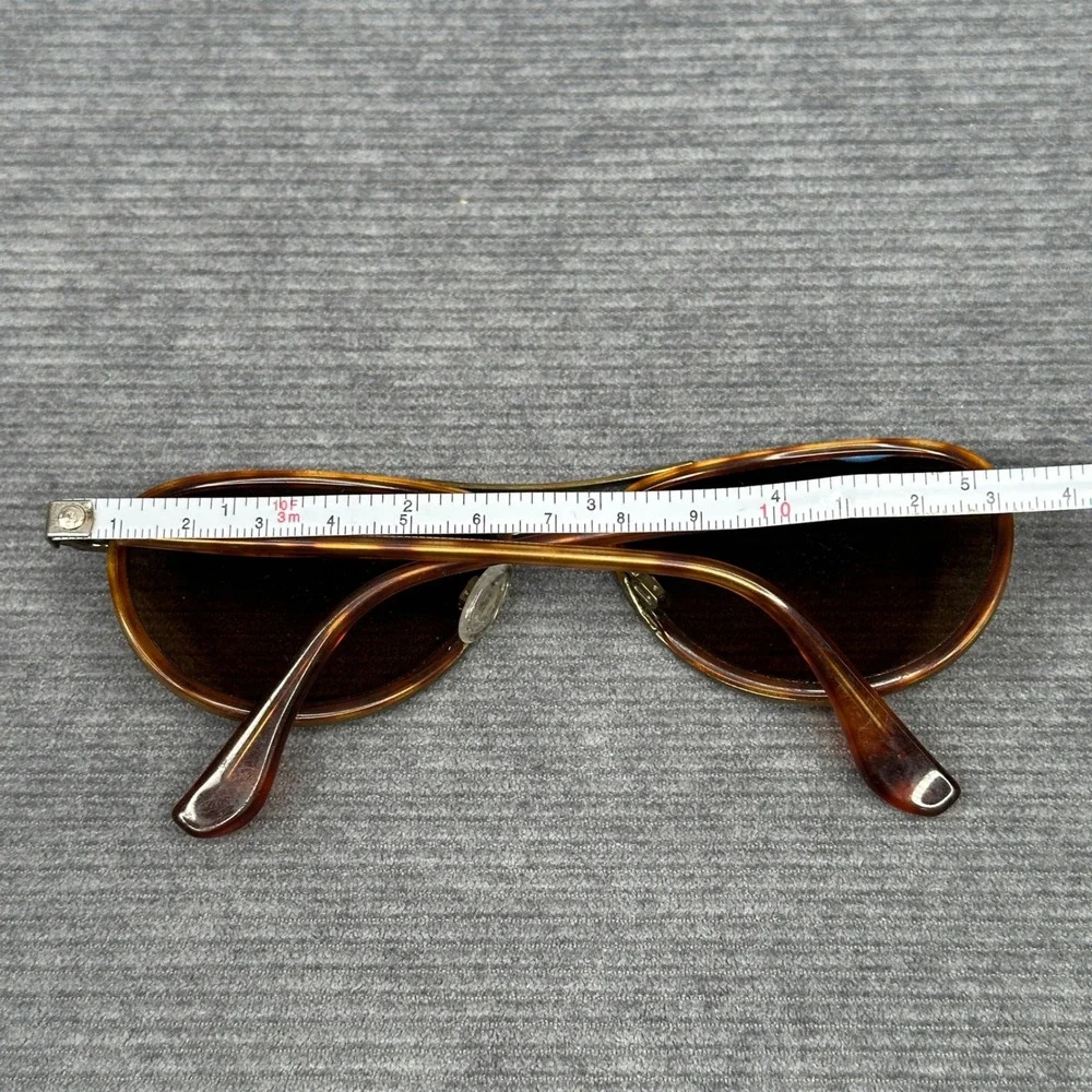 Maui Jim Small Kine MJ-251-16C Tortoise Titanium Aviator Y2K Sunglasses Brown